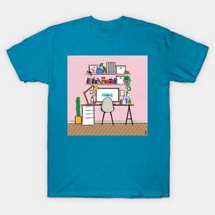 Oh my happy desk T-Shirt